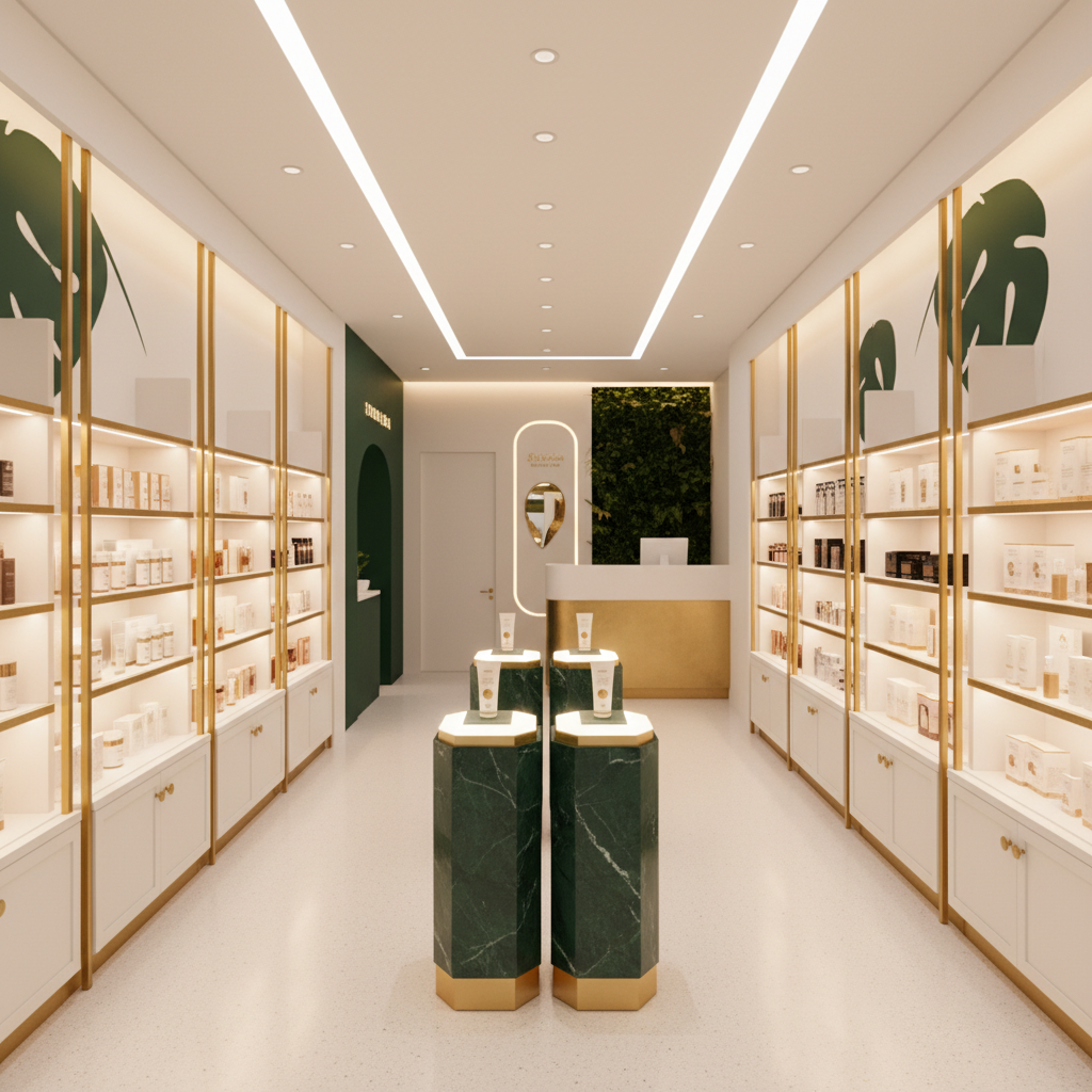 Premium retail store interior